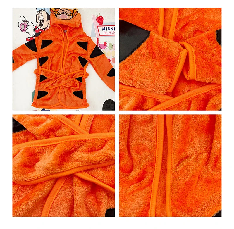 Autumn Winter Children Pijama Infantil Mickey Minnie Kids Warm Boys Pajama Girls Pyjamas Girls Animal Flannel Sleepwear Robe