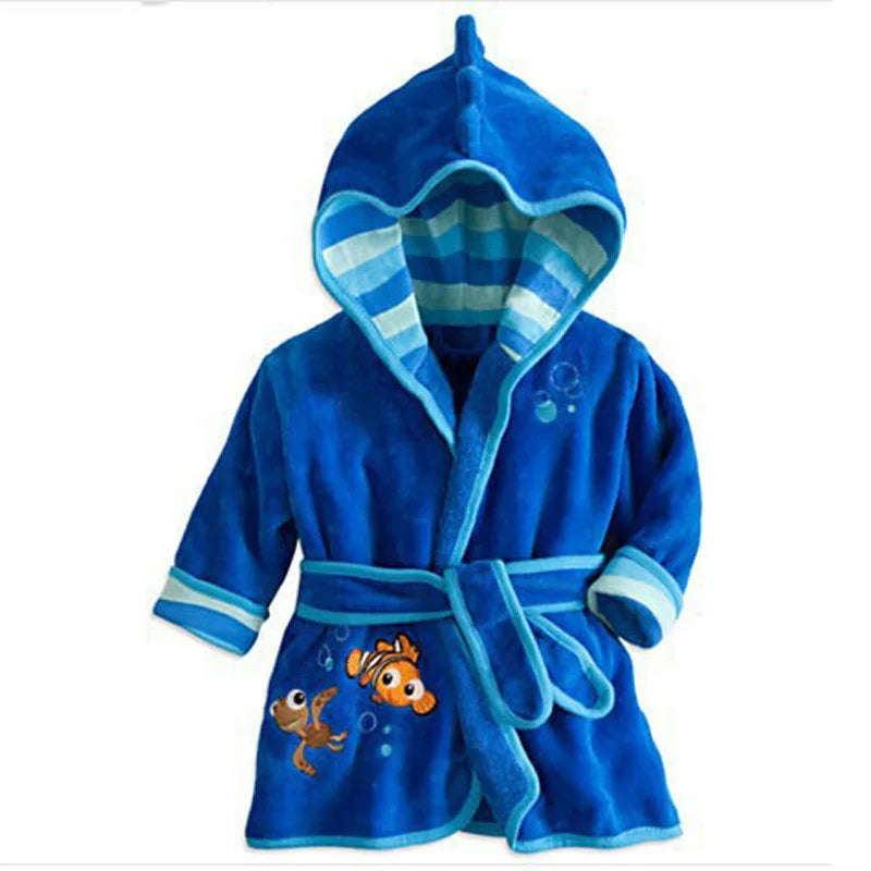 Autumn Winter Children Pijama Infantil Mickey Minnie Kids Warm Boys Pajama Girls Pyjamas Girls Animal Flannel Sleepwear Robe