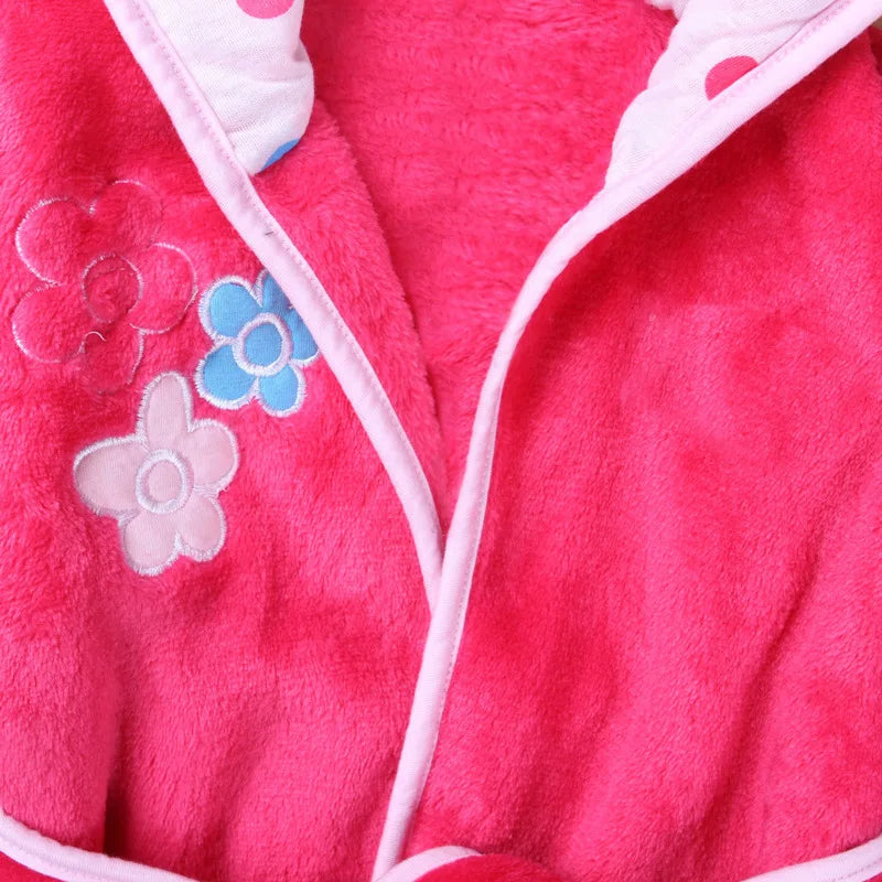 Autumn Winter Children Pijama Infantil Mickey Minnie Kids Warm Boys Pajama Girls Pyjamas Girls Animal Flannel Sleepwear Robe
