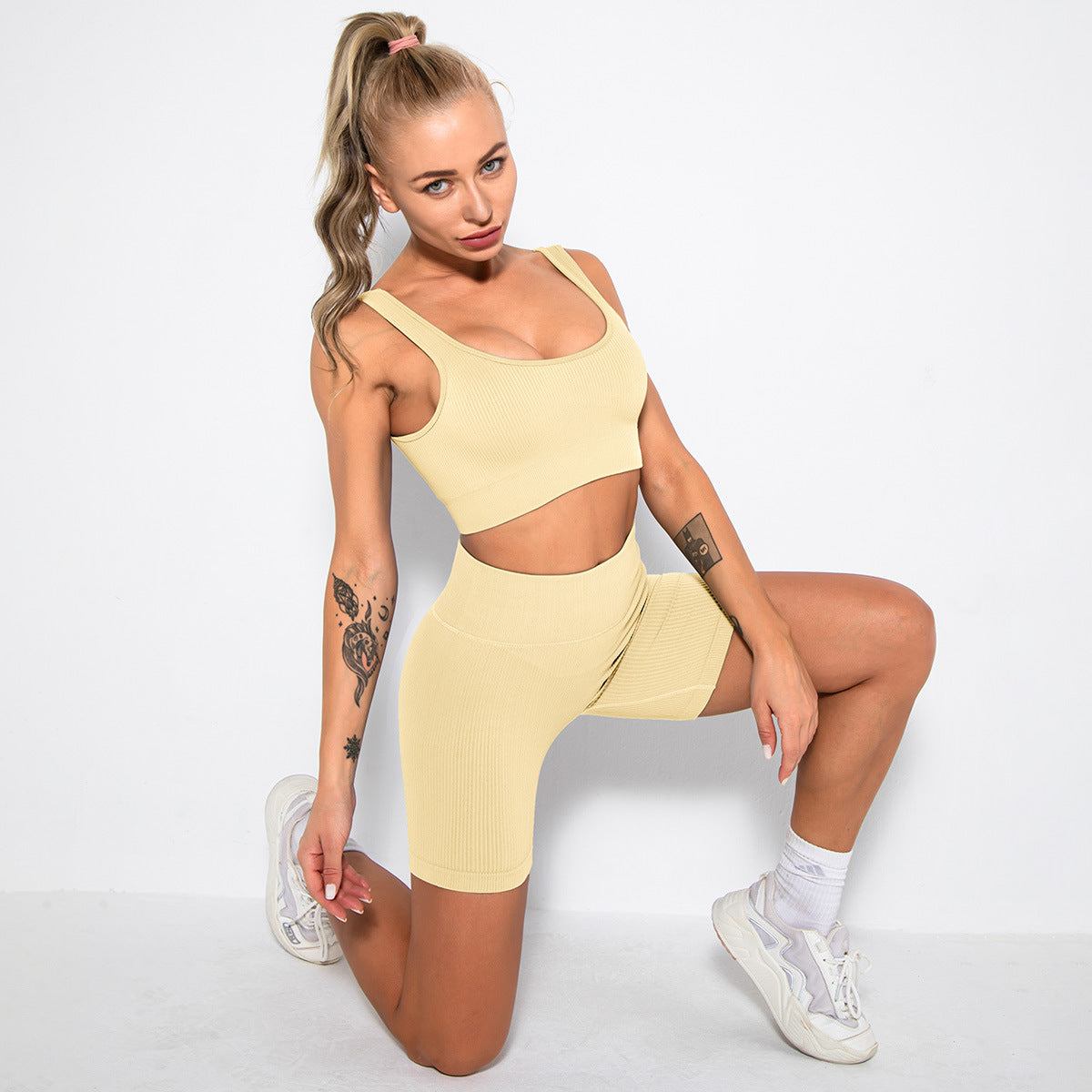 Seamless Sport Bra Women's Lingerie Fitness Yoga Running Vest Underwear Padded Crop Tops Underwear Push Up Gym Top Bras