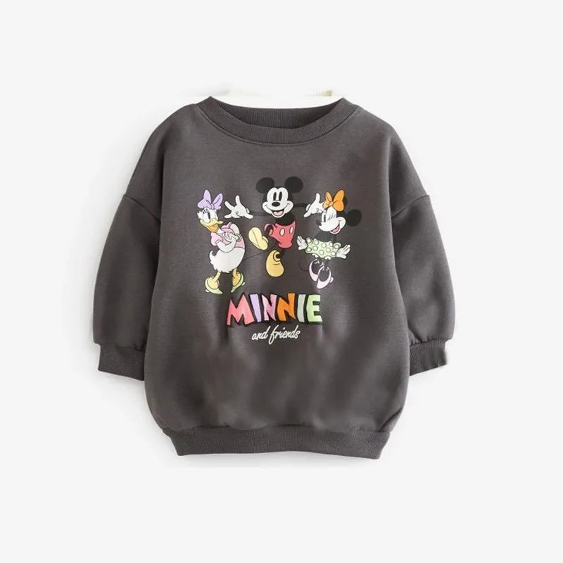 Boys Full Print Outfits Mickey Mouse Sweatshirt+Pants Two Piece Set Toddler New Trendy Hoodies Casual Loose Long Sleeve Suits