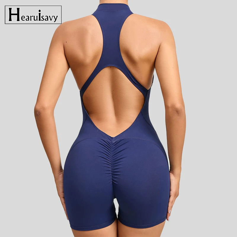 Mono deportivo corto sin mangas para mujer