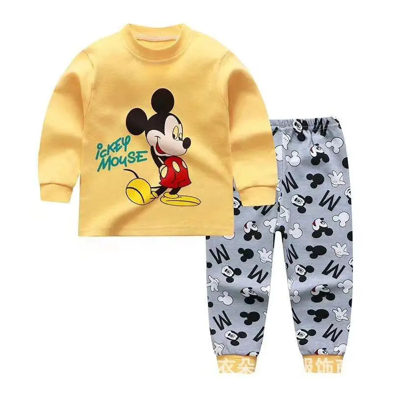 Cotton Baby Girl Clothes Winter Newborn Baby Clothing Set 2pcs Kids Clothes Set Spring Toddler Kids Clothes Pajamas Minnie Mouse