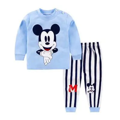 Cotton Baby Girl Clothes Winter Newborn Baby Clothing Set 2pcs Kids Clothes Set Spring Toddler Kids Clothes Pajamas Minnie Mouse