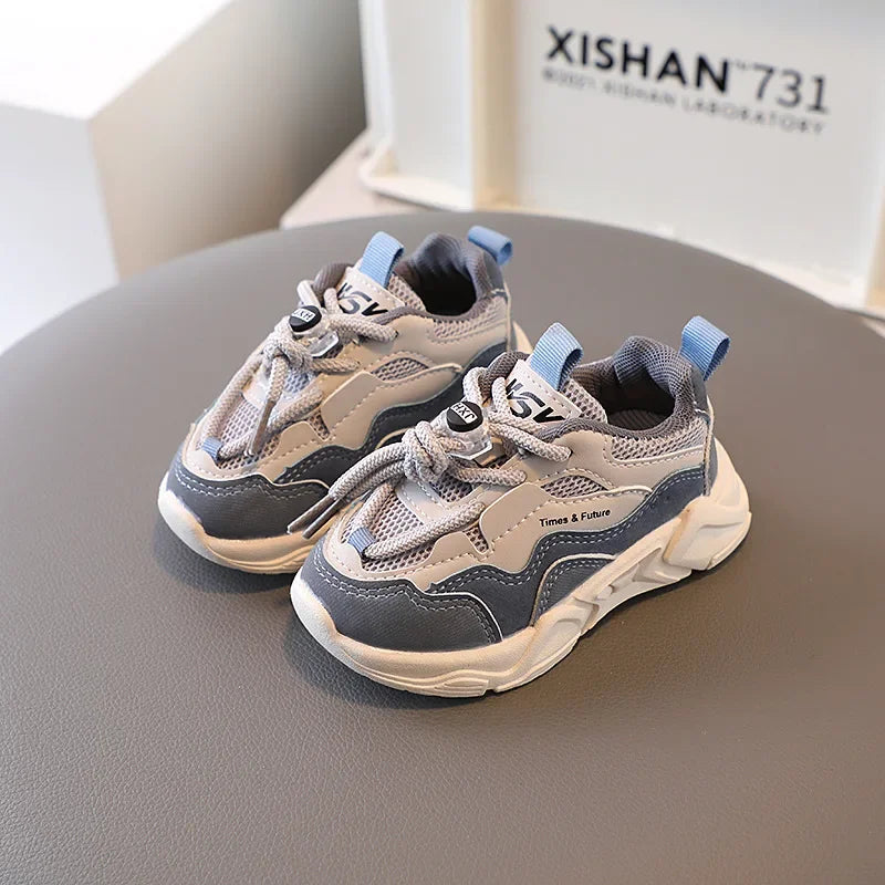 Spring Autumn Kids Sport Shoes Boys Children Outdoor Running Sneakers Fashion Mesh Breathable