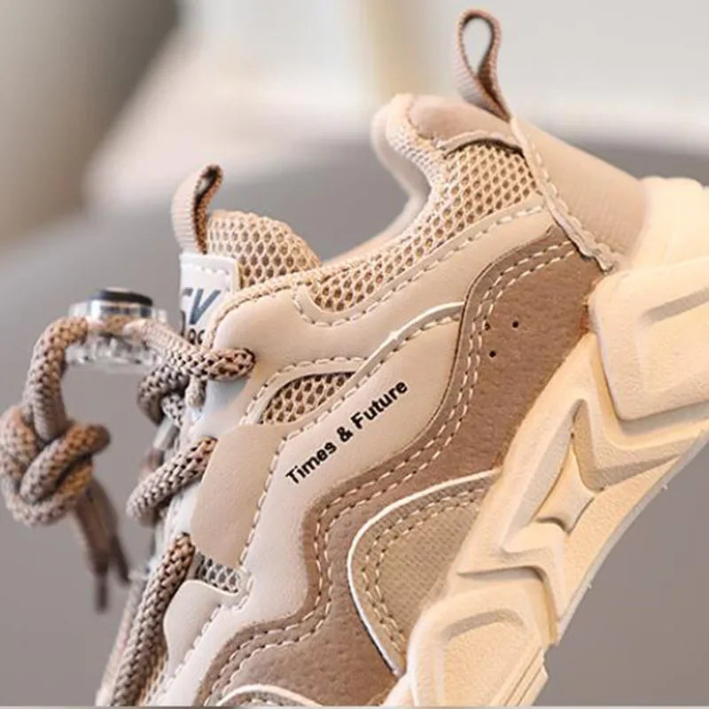 Spring Autumn Kids Sport Shoes Boys Children Outdoor Running Sneakers Fashion Mesh Breathable