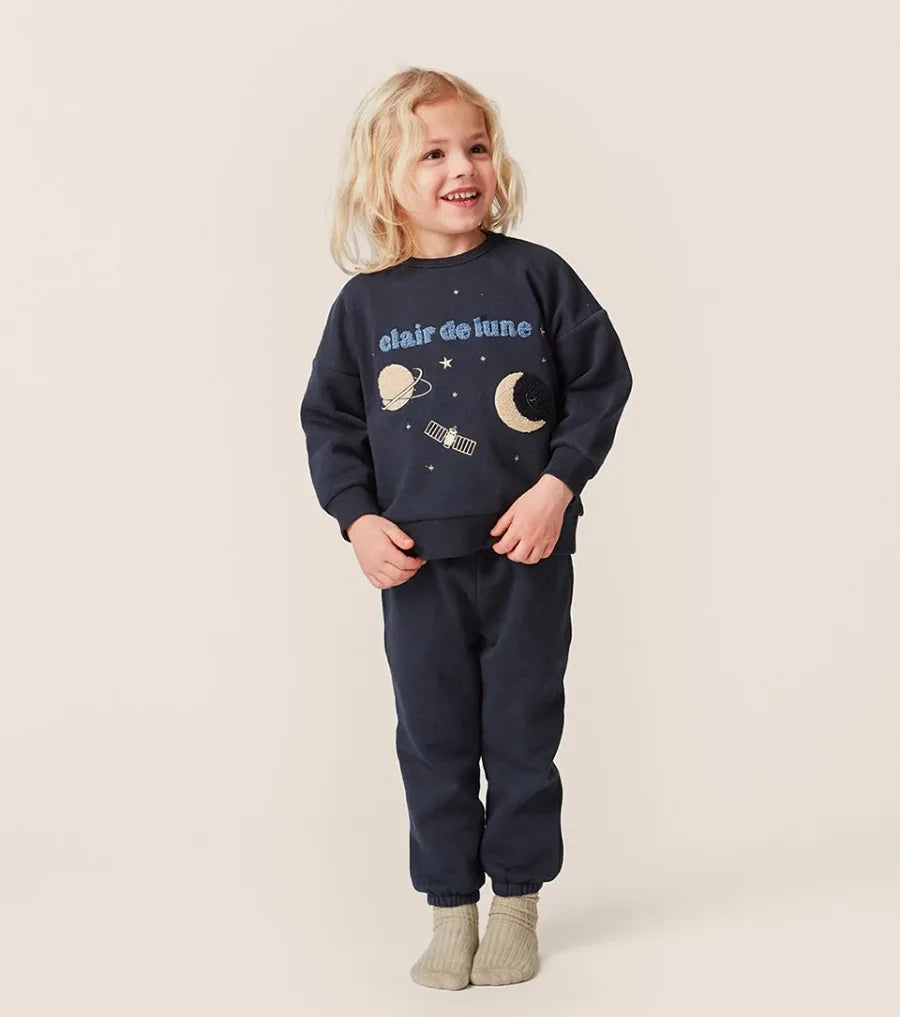 Spring Ks Baby Boys Cotton Sweatshirts Set Kids Clothes Autumn Girls Cartoon Panda Dinosaur Pullover Children Lemon Top Pants